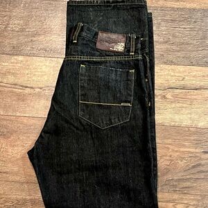 Akademiks Dark Wash Relaxed Jeans
